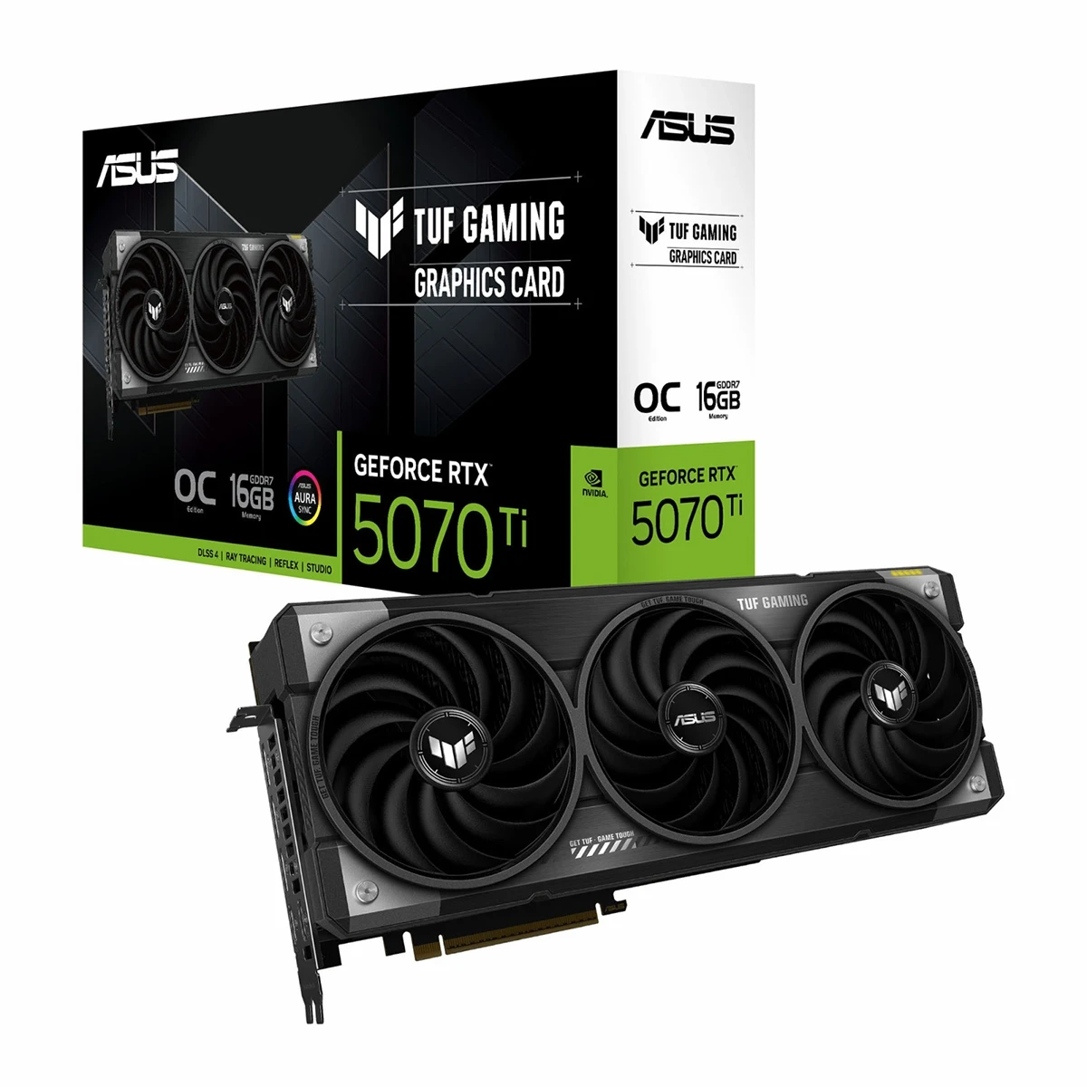 کارت گرافیک ایسوس ASUS TUF Gaming RTX 5070 Ti OC 16GB