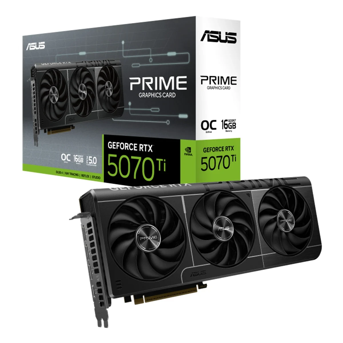 کارت گرافیک ایسوس NVIDIA GeForce RTX 5070 Ti 16GB PRIME OC Gaming