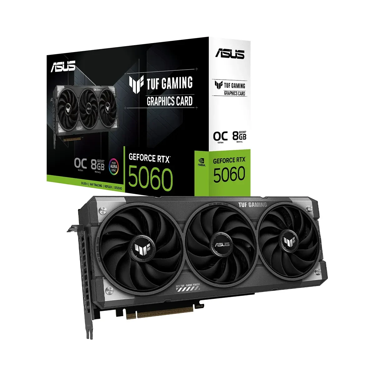 کارت گرافیک ایسوس NVIDIA GeForce RTX5060 8GB TUF OC Gaming