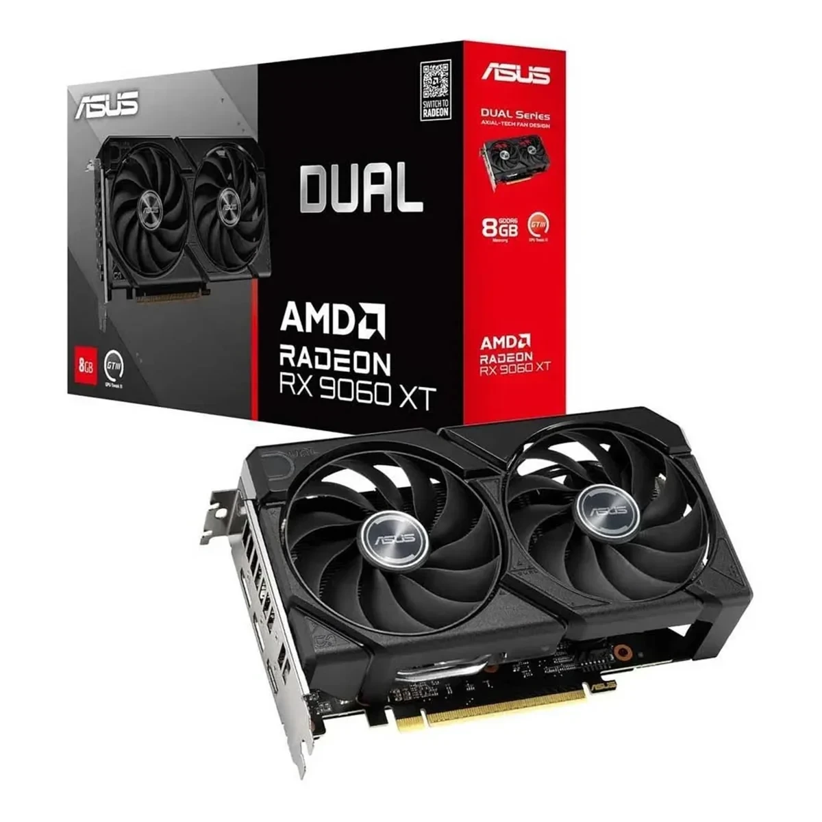کارت گرافیک ایسوس Radeon RX 9060 XT 8GB DUAL Gaming