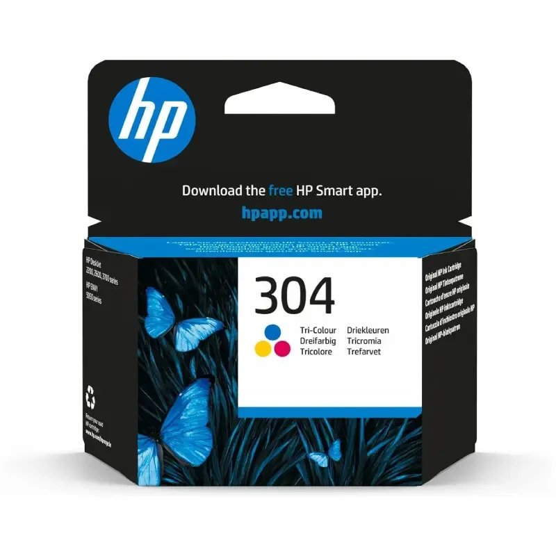 کارتریج جوهری اورجینال HP 304 سه‌رنگ مدل N9K05AE