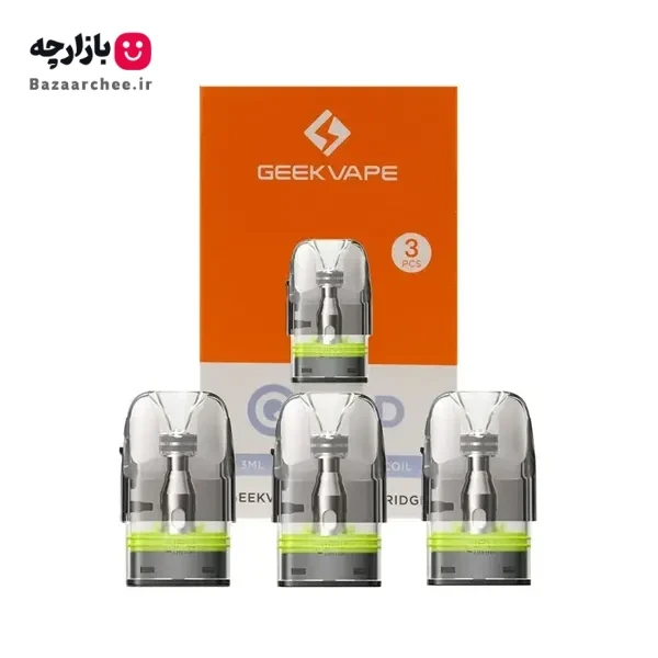 کارتریج ساندر کیو پاد گیک ویپ 3 میل | GeekVape Q Pod Side Fill Cartridge 3ml