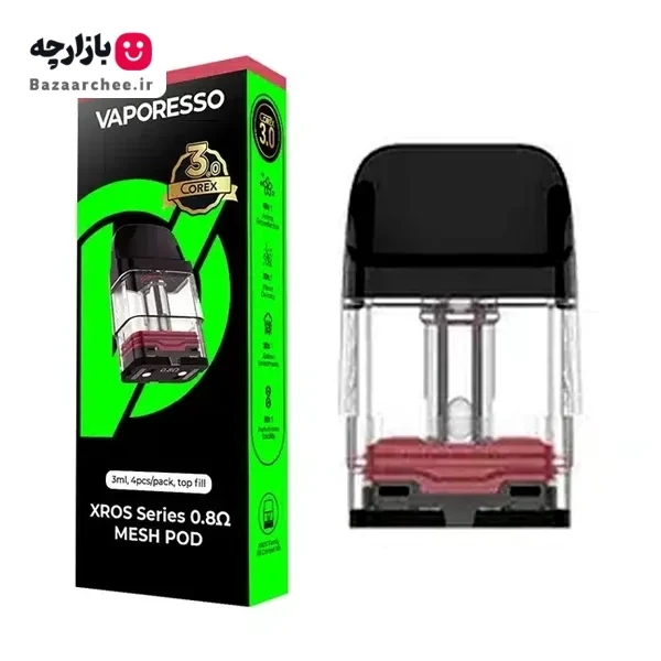 کارتریج پاد ایکسراس کورکس 3 ویپرسو | Vaporesso Xros Corex 3.0 Cartridge