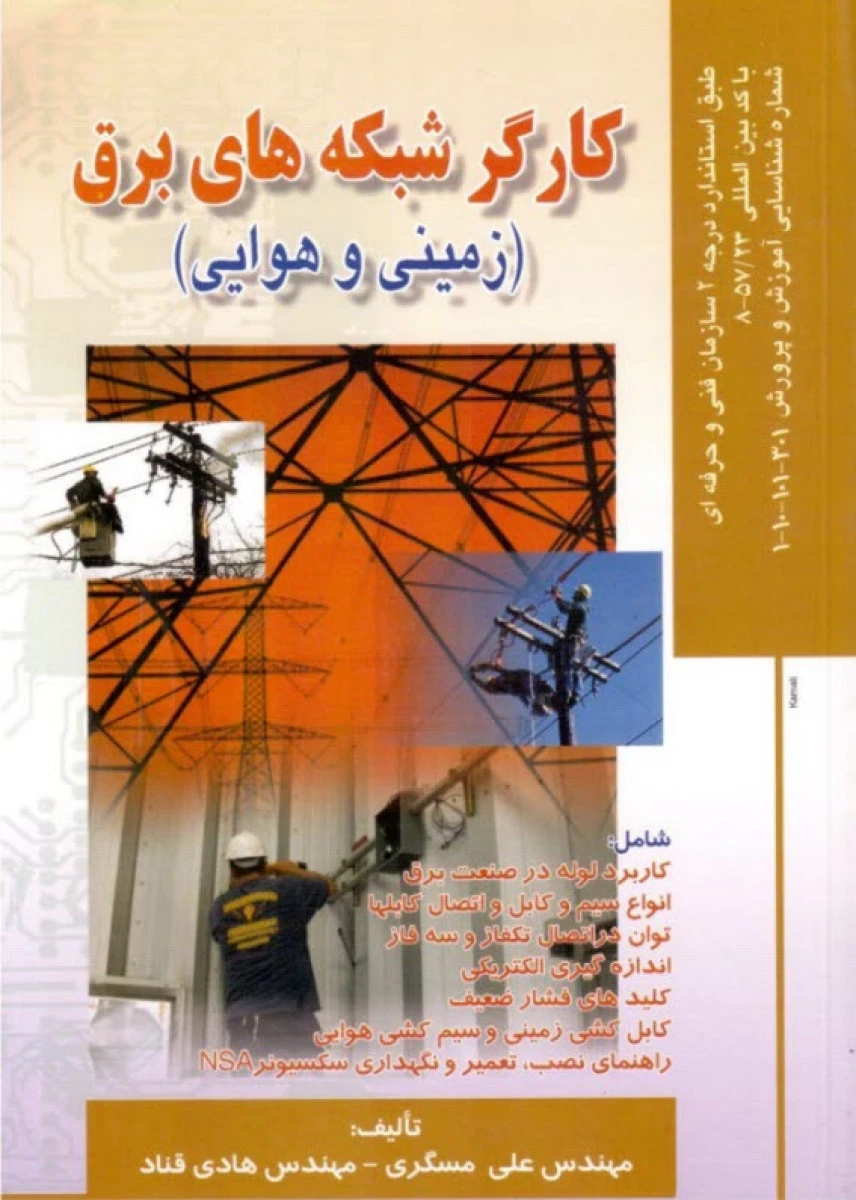 کارگر شبکه های برق ( زمین و هوایی ) / علی مسگری / هادی قناد