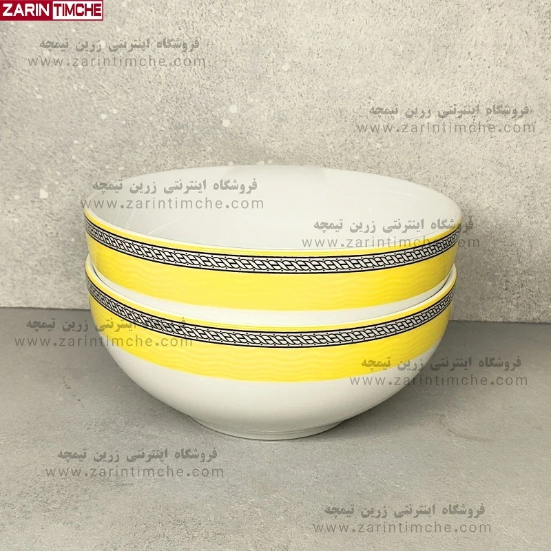 کاسه آبگوشت خوری چینی زرین مدل ویلیج 6 عدد