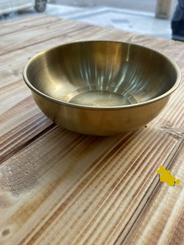 کاسه استیل طلایی 81