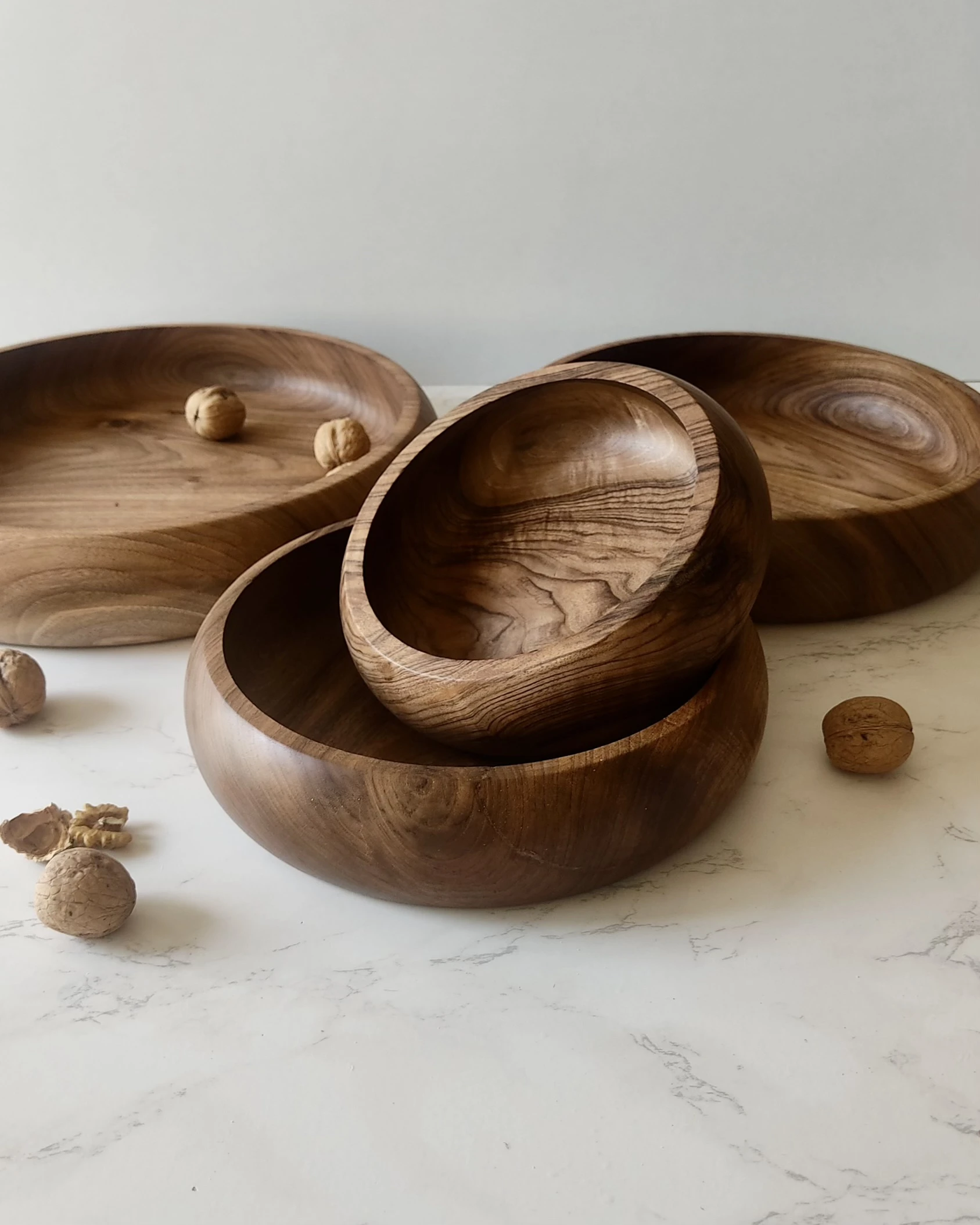 کاسه خمره ای چوب گردو ماربادن LONDRINA