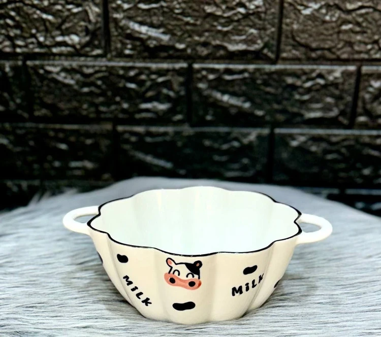 کاسه سوفله دسته دار🇹🇷milk
