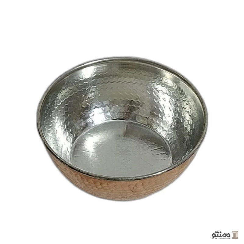 کاسه پیاله مسی زنجان سایز کوچک ماست خوری 6 عددی