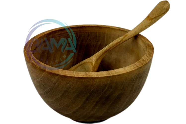 کاسه چوبی برای مواد اسکالپ قطر ۱۰