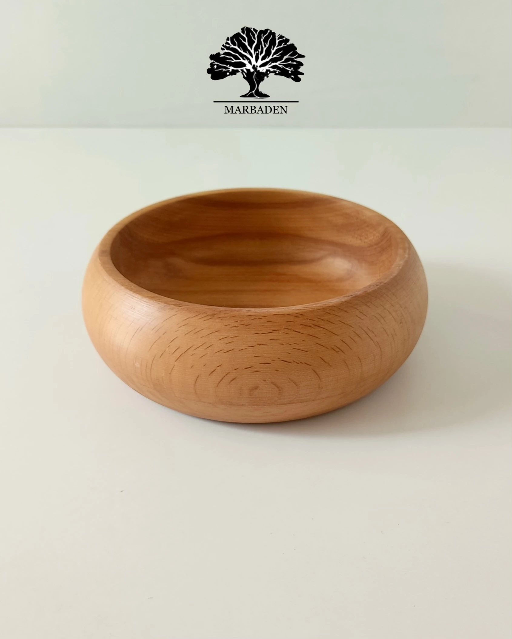 کاسه چوبی مدل خمره ای قطر 20 سانتیمتر (چوب راش) Londrina-7