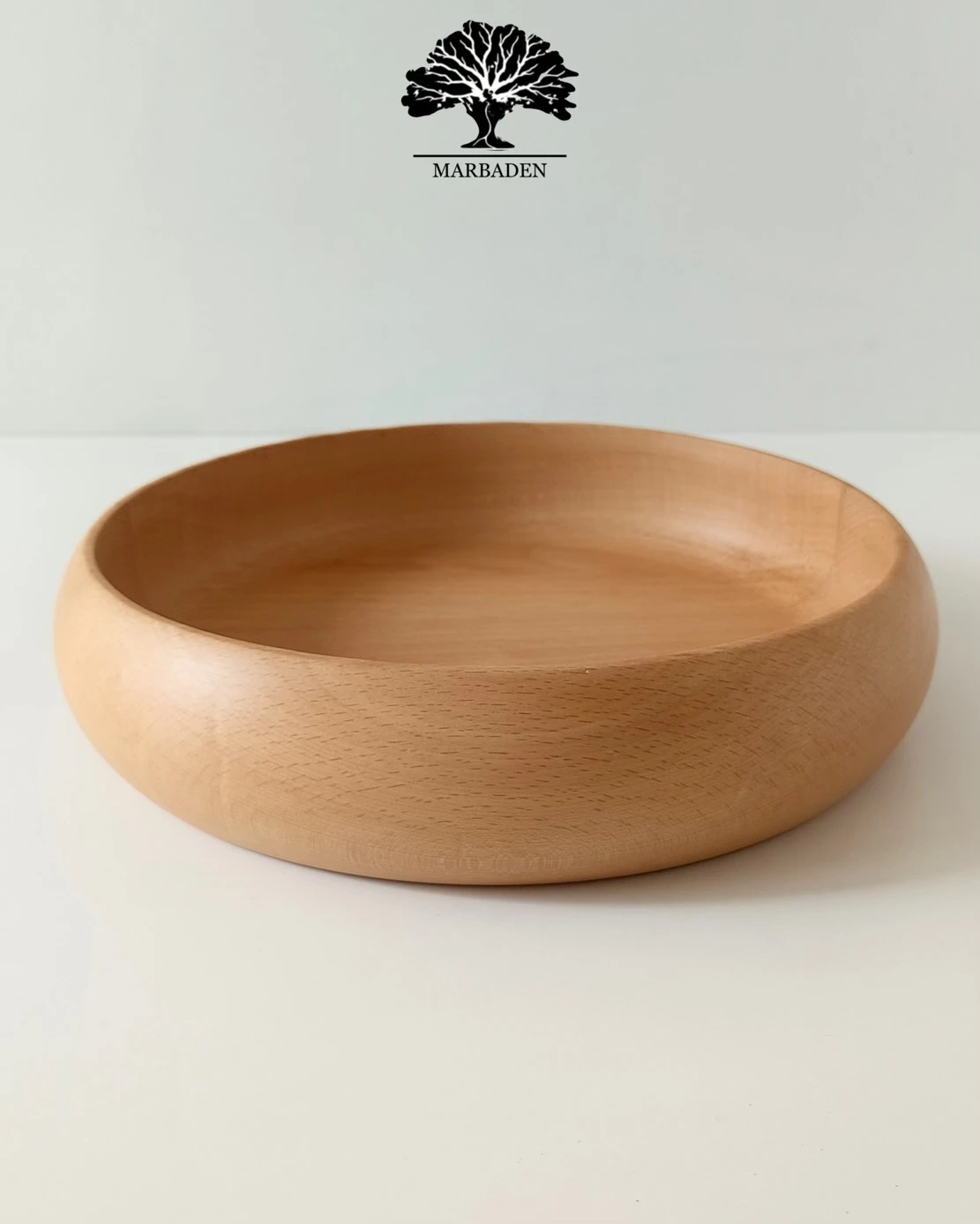 کاسه چوبی مدل خمره ای قطر 30 سانتیمتر (چوب راش) Londrina-12