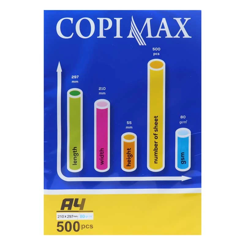 کاغذ COPIMAX 80g A4 نوین کاغذ شیراز از {{model.count}}