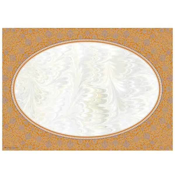 کاغذ ابروباد کد Y602 تذهیب دار چاپی (ابعاد 50*35)- بسته 5 عددی