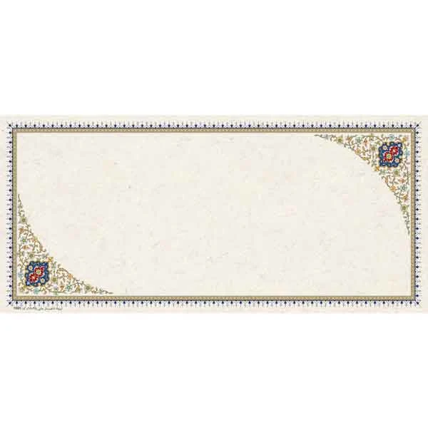 کاغذ ابروباد کد Y605 تذهیب دار چاپی (ابعاد 35*16) – بسته 5 عددی