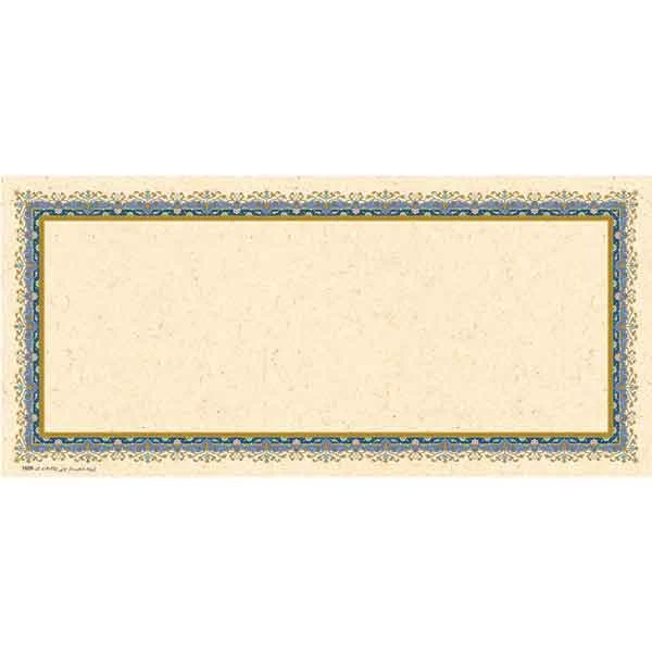 کاغذ ابروباد کد Y609 تذهیب دار چاپی (ابعاد 35*16) – بسته 5 عددی