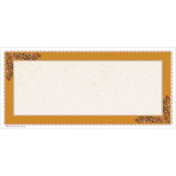 کاغذ ابروباد کد Y613 تذهیب دار چاپی (ابعاد 35*16) – بسته 5 عددی