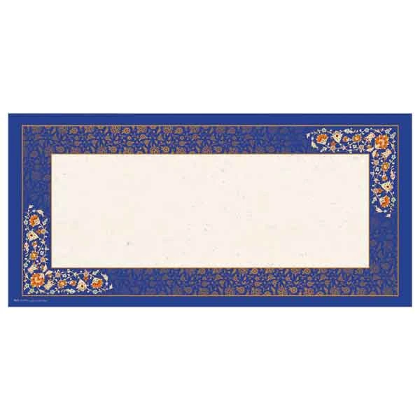 کاغذ ابروباد کد Y623 تذهیب دار چاپی (ابعاد 50*23)- بسته 5 عددی