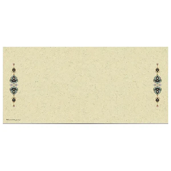 کاغذ ابروباد کد Y662 تذهیب دار چاپی (ابعاد 35*16) – بسته 5 عددی