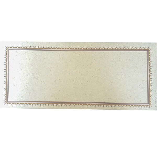 کاغذ تذهیب ابروباد چاپی کد Y964 (سایز 35*16)- بسته 5 عددی