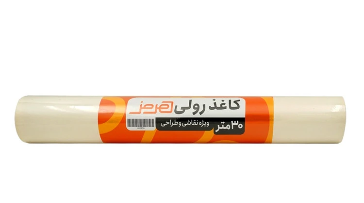 کاغذ رولی طراحی و نقاشی30متری عرض60سانت هرمز