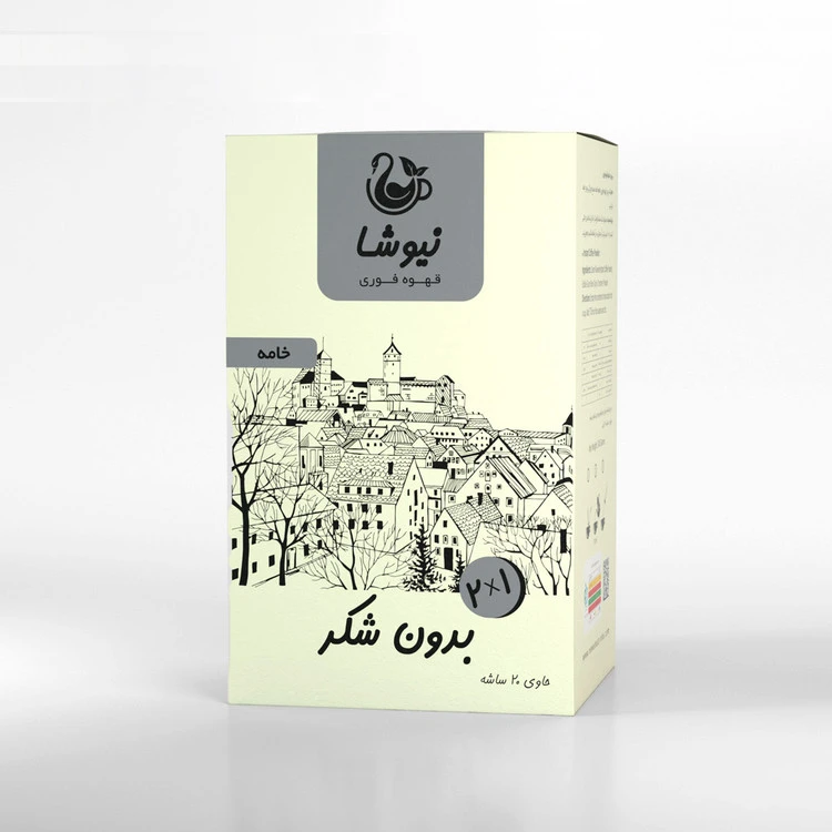 کافی میکس 2در1 خامه مدل نیوشا 20عدد