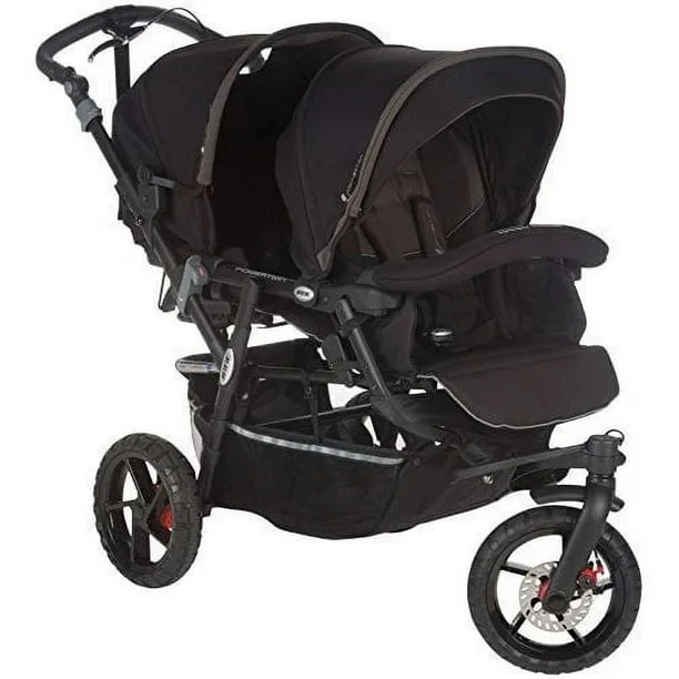 کالسکه دوقلو جین مشکی JANE Twin Stroller PowerTwin
