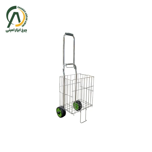 کالسکه یا چرخ خرید فلزی