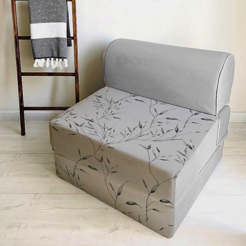 کاناپه تخت شو یک نفره شاخ و برگ مینیمال مدل M1126