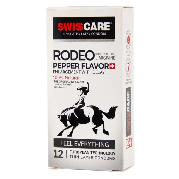 کاندوم تاخیری خاردار سوئیس کر مدل Rodeo