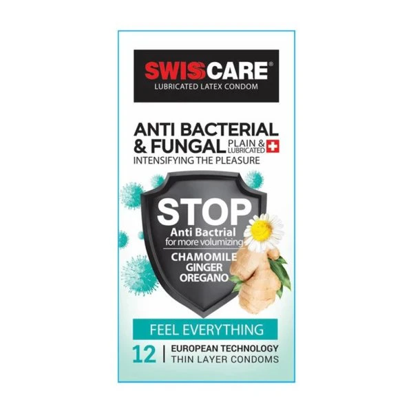 کاندوم ضد باکتری سوئیس کر مدل ANTI BACTERIAL