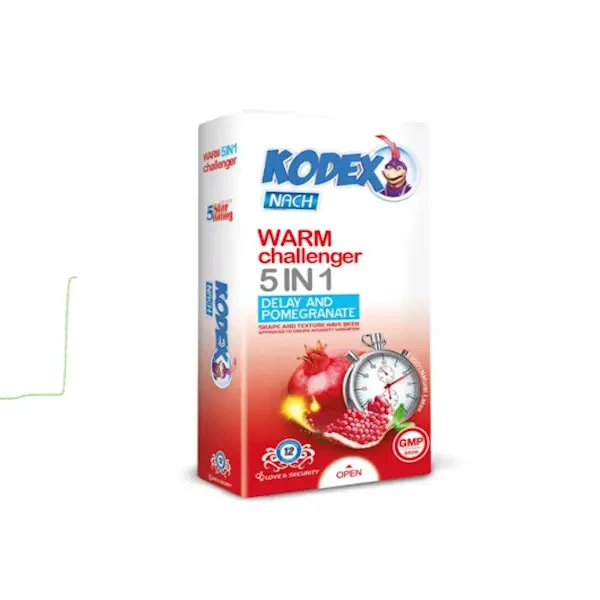 کاندوم کدکس مدل warm challenger 5 in 1