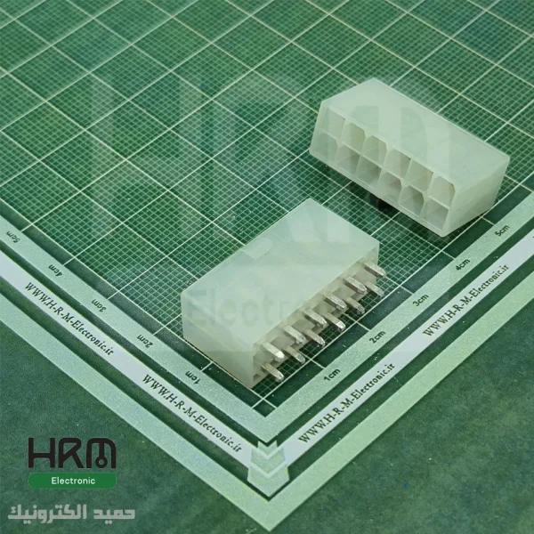 کانکتور مولکسی 12 پین نر صاف ATX (2*6)