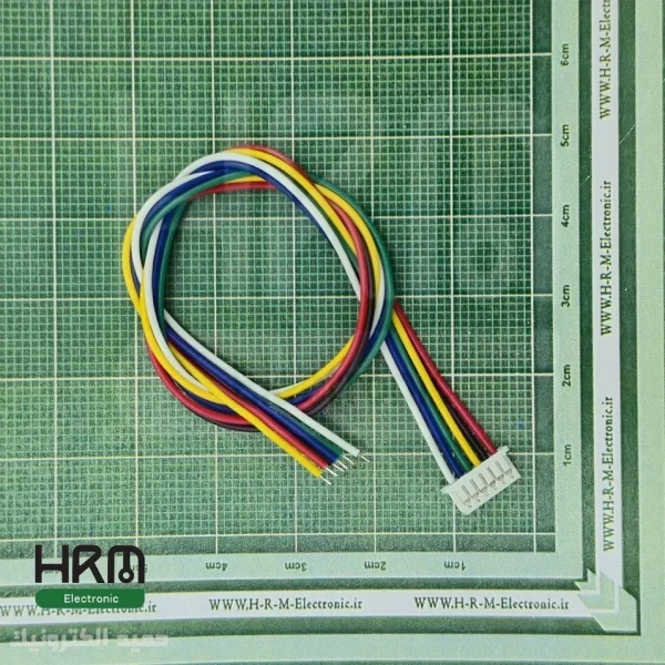 کانکتور مینیاتوری FH سیمدار مادگی 6 پین (1.25mm)