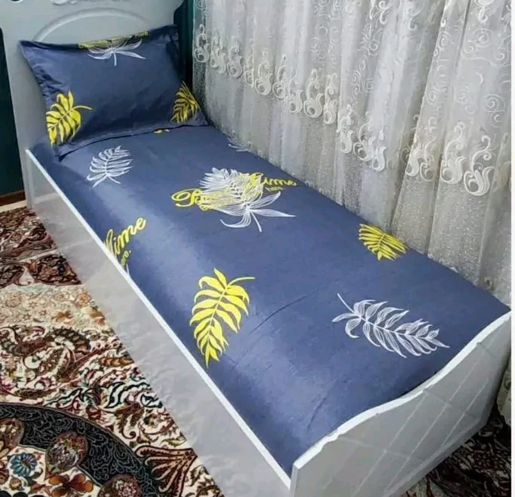 کاور تخت طرح برگ هاوایی یک نفره برند خوشنام هگمتان