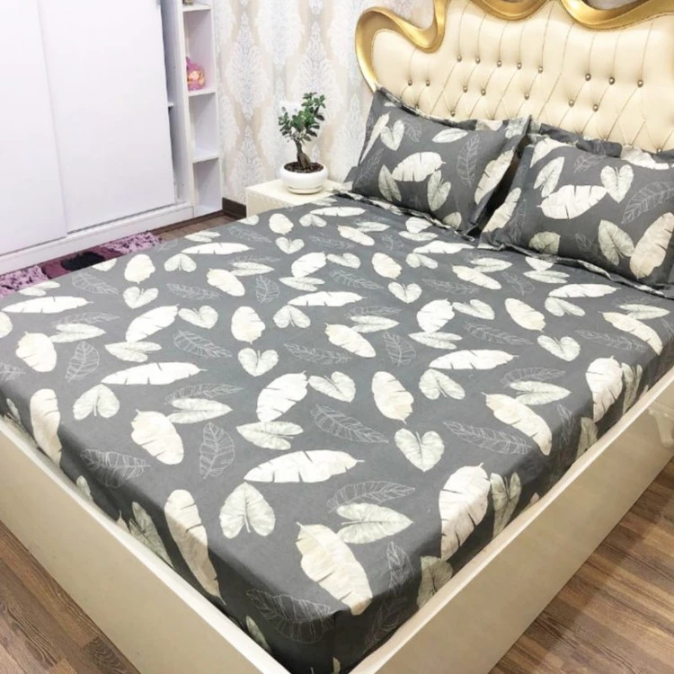 کاور تخت کش دوزی طرح برگ برند خوشنام هگمتان کد 444