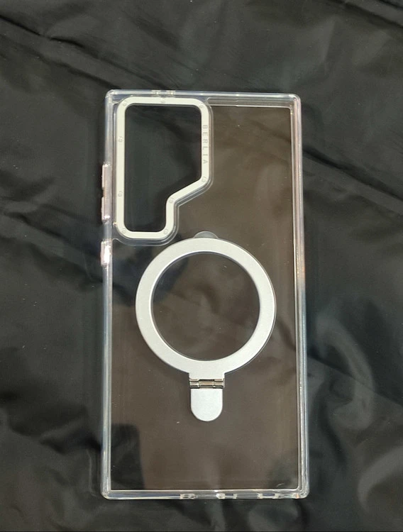 کاور شفاف استند دار و مگنتیک فلزی سامسونگ s24 ultra