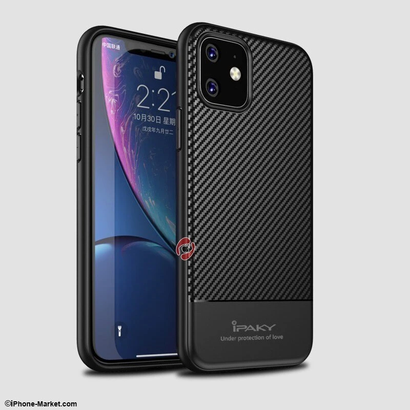 کاور طرح کربن آیفون 11 iPaky Carbon Fiber