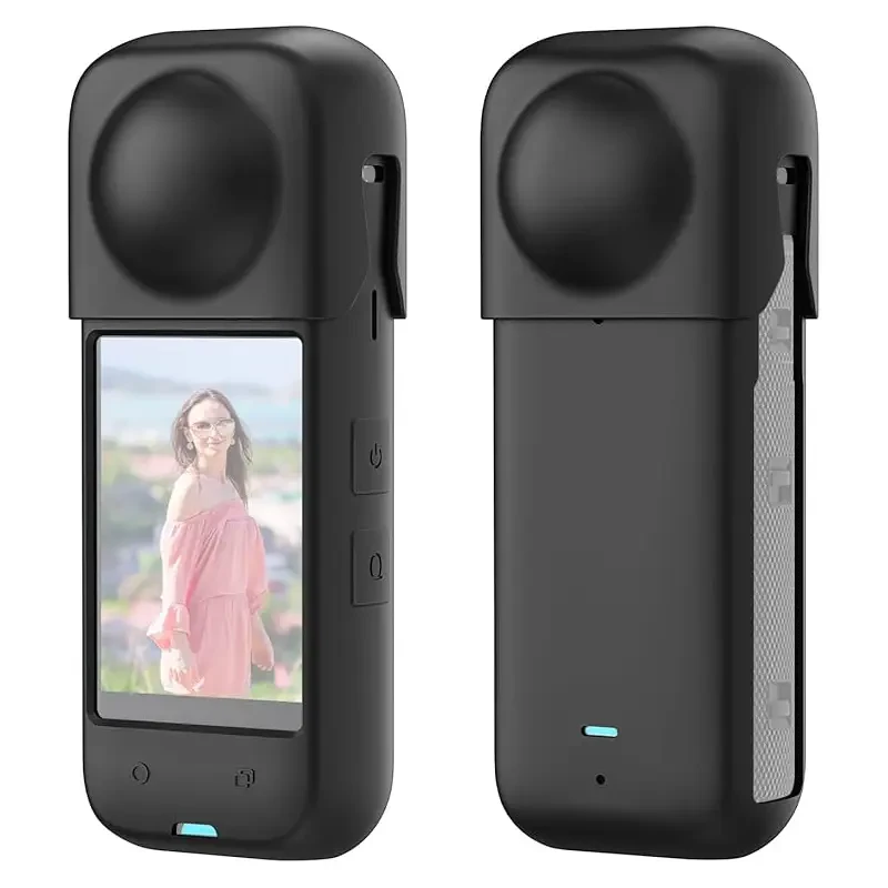 کاور محافظ سیلیکونی STARTRC برای دوربین Insta360 X3 | پوشش کامل ضدگردوغبار، محافظ لنز، نصب آسان، ضدضربه و سبک