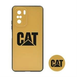 کاور محافظ گوشی شیائومی نوت 10 4G طرح CAT | ضد ضربه و شیک به همراه پاپ سوکت