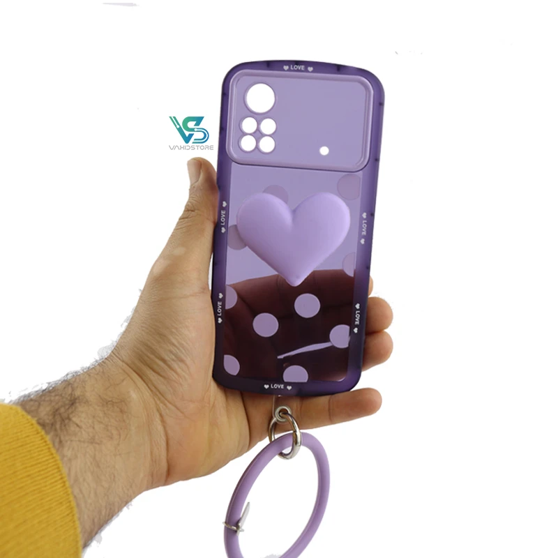 کاور مدل فانتزی عروسکی قلب دار برای گوشی موبایل شیائومی poco x4 pro