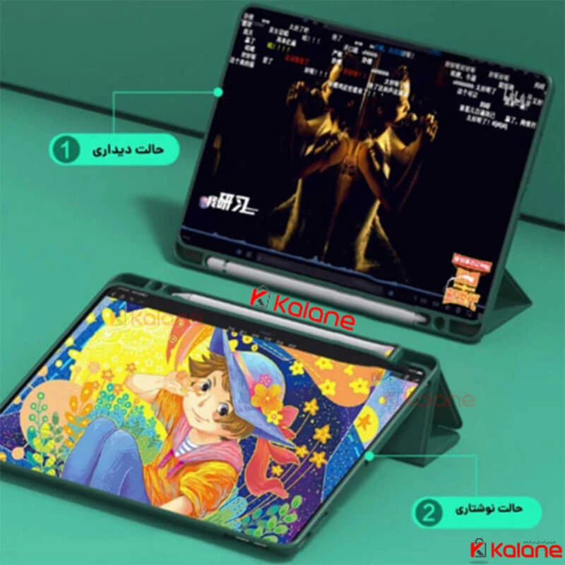 کاور چرم تبلت Xiaomi Pad 6S Pro 12.4 مدل Kaku