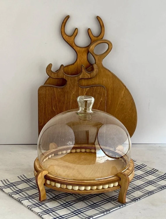کاپ کیک مهره دار چوبی