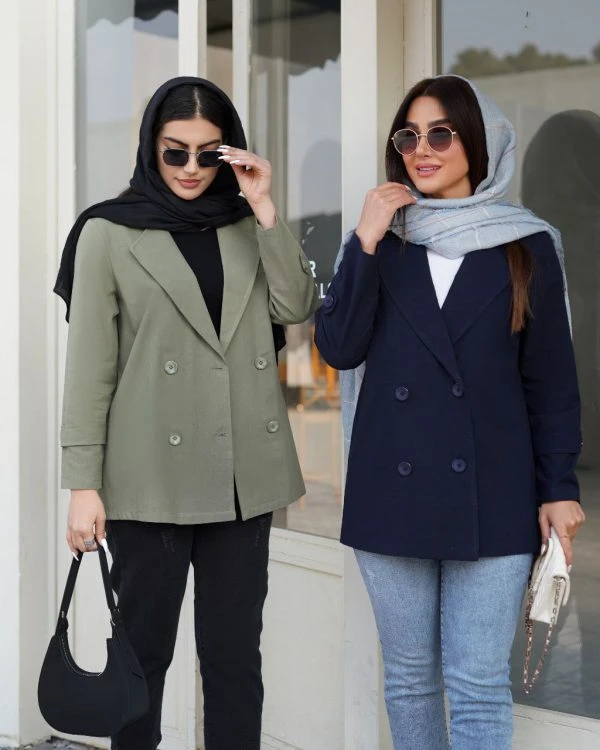 کت تک زنانه جنس لنین گرم بالا