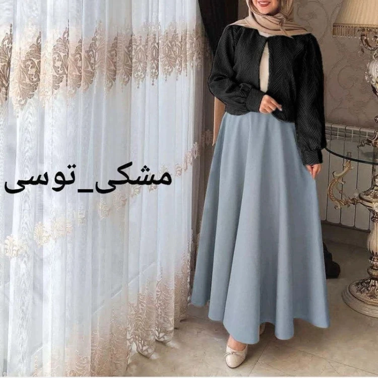کت دامن ژاکارد،فری سایز تا 46،در رنگبندی فوق العاده