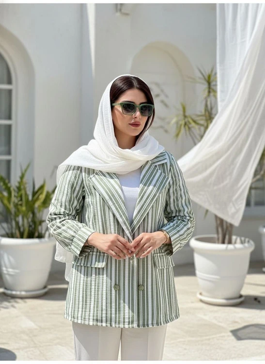 کت زنانه پینترسی بهاره شیک و جذاب
