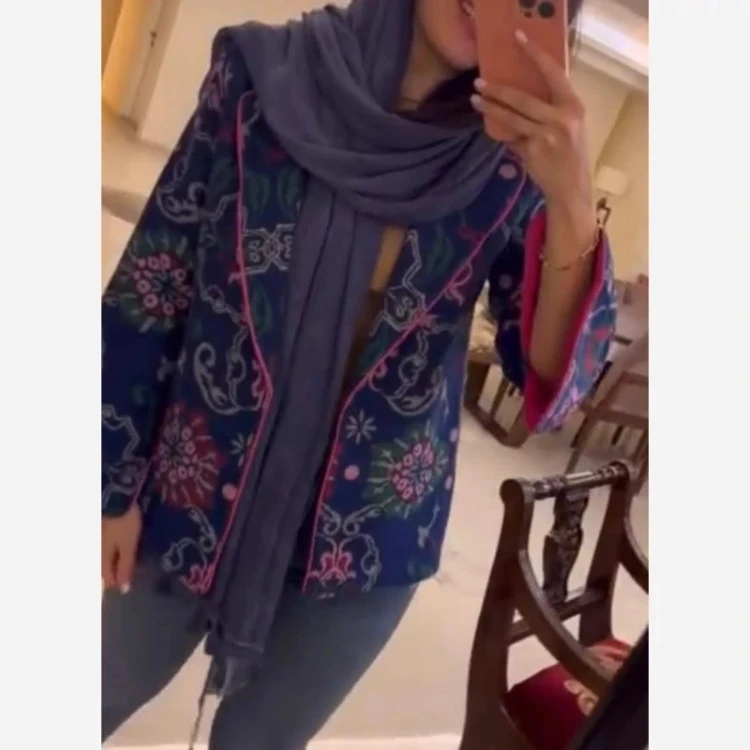 کت زنانه کوبلن دوزی مزون دوزی