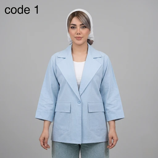 کت لینن مدل مهرناز علیدسا