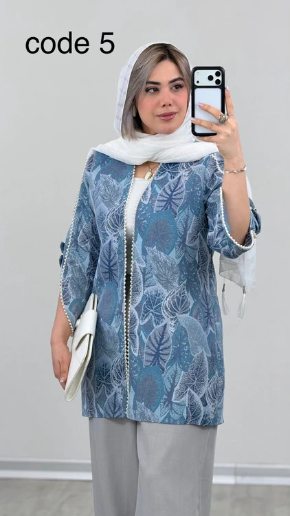 کت مزونی ژاکارد مدل بهار علیدسا