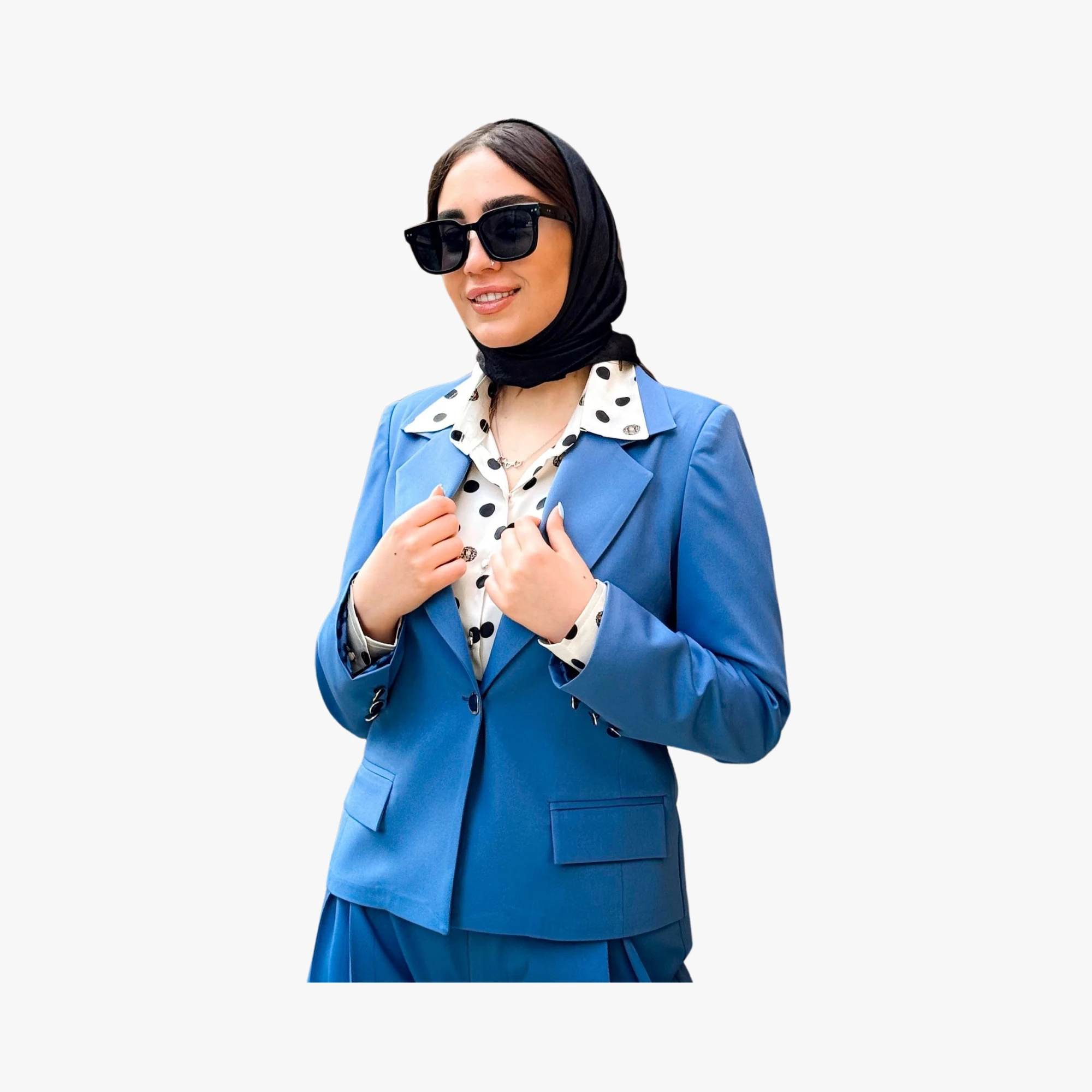 کت و شلوار آبی نفتی سوپر مازراتی